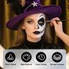 PASNOWFU Silver Face Paint 70ml Large Capacity - Non-Toxic Washable Body Paint for Halloween Skeleton Ghost Looks, Full Coverage Face Body Paint for Halloween SFX Cosplay Makeup ,Costume Events view 4