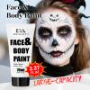 PASNOWFU White Face Paint 70ml - Professional Water-Based Body Paint for Skeleton, Clown & Zombie Looks, Non-Toxic Washable Face Body Paint for Halloween SFX Cosplay Makeup ,Costume Events,Party view 2