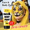 PASNOWFU Yellow Face Paint 70ml Large Tube, Water-Based Full Coverage Body Paint for Creative SFX Makeup, Non-Toxic Face Body Paint for Adults Halloween SFX Cosplay Makeup, Theater, Stage shows view 2