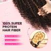 REECHO Ponytail Extension - 26" Long Curly 2-in-1 Claw Clip & Drawstring Ponytail Hair Extensions 100% Super Protein Pony Tail Hairpieces for Women - Chocolate Brown with Golden Highlights view 2