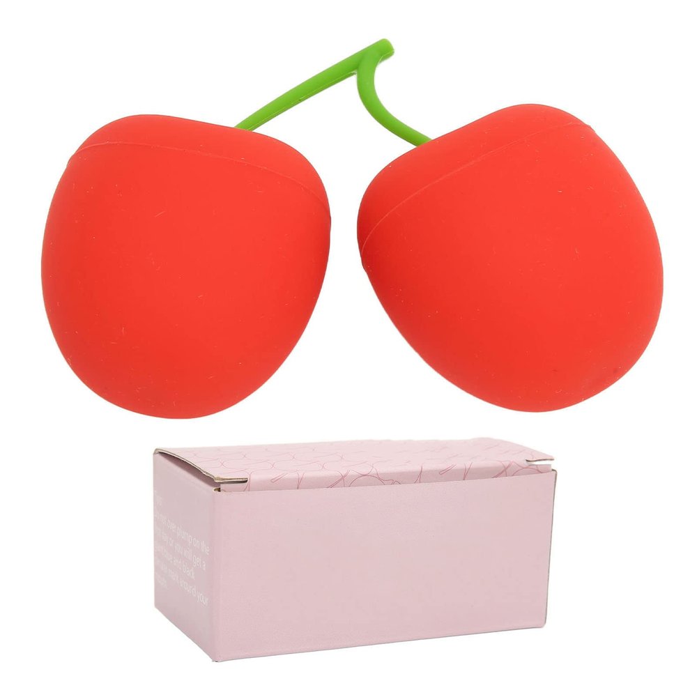 Lip Plumper Tool for Women | Soft Silicone Cherry/Oval/Round Shape | Enhances Lip Volume & Definition | Portable Lip Plumping Device