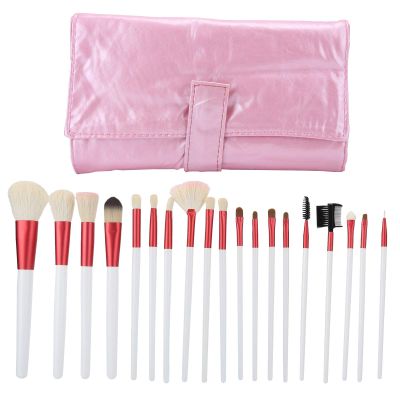 20pcs Makeup Brushes Set | Foundation Blush Powder Concealers Eye Shadows | Vegan Cosmetic Brushes with Storage Bag