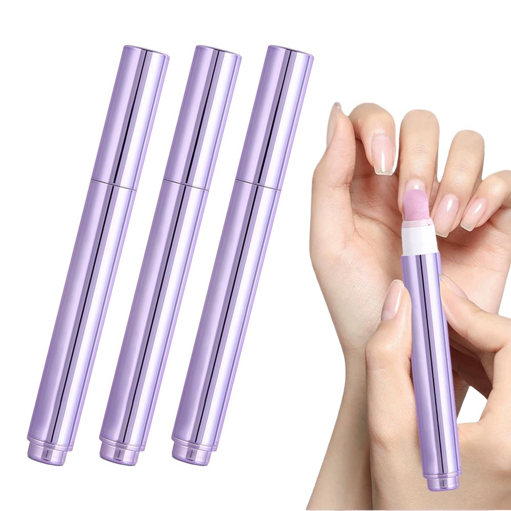 3 in 1 Nail Care Pen, 2025 New Cuticle Pusher Nail Oil Pen with Ceramic Tip, Cuticle Treatment for Hangnails, Nail Cuticle Remover Pen for Dry and Damaged Nails (3)