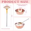 16 Pcs Rose Gold Esthetician Supplies 8 Facial Fan Brushes Esthetician 8 Rose Gold Stainless Steel Mixing Bowls Face Mask Brush Facial Bowls Esthetician for Mud Cream Makeup Spa Salon Women view 2