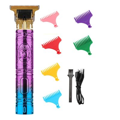 Vintage T9 Electric Cordless Hair Cutting Machine Professional Hair Barber Trimmer for Men Clipper Shaver Beard Lighter(Plastic 12)