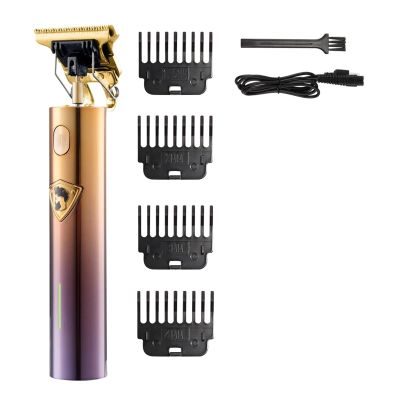 T9 USB Electric Hair Cutting Machine Rechargeable Cut Hair Clipper Man Shaver Trimmer for Men Barber Professional Beard Trimmers(Colorful)