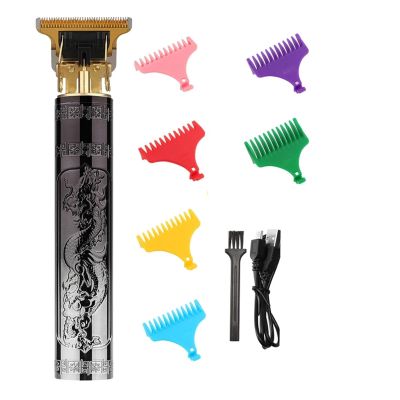 Vintage T9 Electric Cordless Hair Cutting Machine Professional Hair Barber Trimmer for Men Clipper Shaver Beard Lighter(Plastic 9)