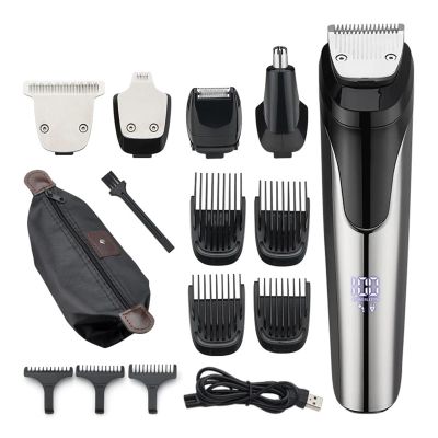 Barber Hair Clipper Men 5 In1Hair Cutting Machine Beard Trimmer Men's Electric ShaverHaircut Machine Trimmer for Men