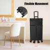Cosmetology Case on Wheels, Rolling Makeup Train Case Nail Travel Case for Nail Tech, Professional Rolling Makeup Case with 4 Drawers, Lockable Makeup Train Case for Make Up Hairstylists Nail Tech view 4