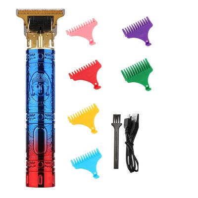 Vintage T9 Electric Cordless Hair Cutting Machine Professional Hair Barber Trimmer for Men Clipper Shaver Beard Lighter(Plastic 14)