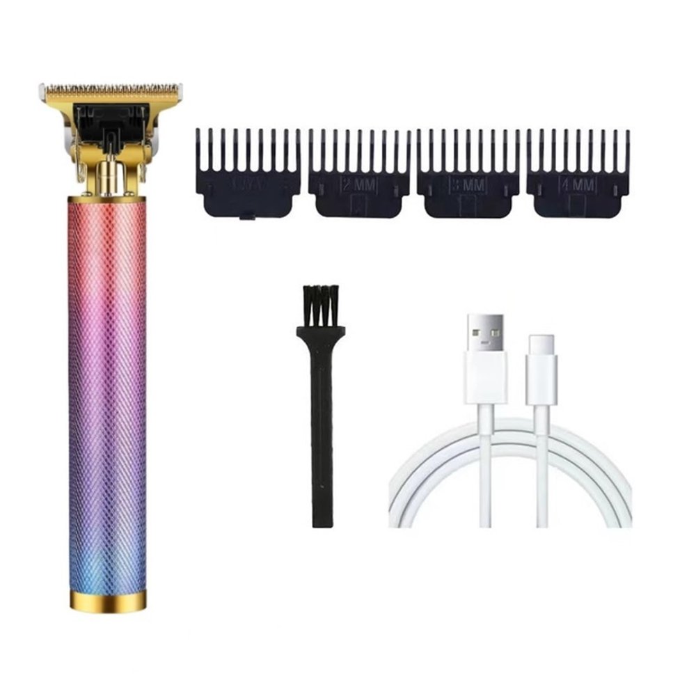 T9 USB Electric Hair Trimmer Hair Cutting Machine Rechargeable Hair Clippers for Men Shaver Trimmer Professional Beard Trimmer(Muticolor)