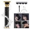 T9 USB Electric Hair Trimmer Hair Cutting Machine Rechargeable Hair Clippers for Men Shaver Trimmer Professional Beard Trimmer(Muticolor) view 3