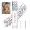 Body Glitter Stick for Face, Body & Hair - Gold & Silver Chunky Sparkle Glitter, 2 Pack | Long Lasting Party Makeup for Festival, Rave, Concert & Cosplay view 2