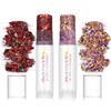 Body Glitter Stick for Face & Body & Hair - Red/Black & Purple/Gold Chunky Sparkle Set, 2 Pack | Versatile Festival Makeup for Party, Rave, Cosplay view 1