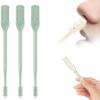 3PCS Nasal Hair Cutter,2026 New Manual 360 Rotating Nostril Hair Removal Tool Double Sided Nose Hair Blade,Nose Hair Trimmer with Ear Picker for Women Men Travel Essentials (Green) view 1