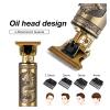 Professional Hair Trimmer Wireless Electric Hair Cutting Machine Hair Clipper Beard Shaver Men Barber for Men Haircut Style(LCD Dragon) view 3