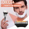 24 Replacement Razor Blades for Men  Compatible with Gillette ProGlide &Razor Systems, 5-Blade Refills, Wet Shave, Value Pack, Smooth & Precise view 2