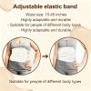 Clyzo Castor Oil Pack Wrap for Stomach Belly Reusable Castor Oil Compress and Packs Kit with Six Adjustable Straps view 3