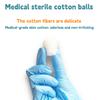 Sterile Wound Care Cotton Balls - 100% Cotton, Ideal for Medical Use & Home Care, Individually Packaged, 20 Pack view 4