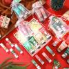 192 Pcs 48 Sets Christmas Hand Cream and Lip Balm Gift Bulk Set,Moisturizing Lip Balm Hand Lotion with Organza Bag Xmas Card, Holiday Birthday Party Favors Stocking Stuffers Gifts for Women Girls view 2