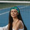 1 Pack Peacock Feathers-744 Elastic Soft Fabric Non-Slip Women's Fashion Headbands - Soft, Wide, and Stylish for All Occasions view 2