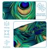 1 Pack Peacock Feathers-744 Elastic Soft Fabric Non-Slip Women's Fashion Headbands - Soft, Wide, and Stylish for All Occasions view 4