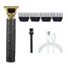 Electric Hair Clipper T9 Hair Trimmer for Men Rechargeable Electric Shaver Beard Barber Hair Cutting Machine Men Beard Trimmer(Black DragonA-no Box) view 1