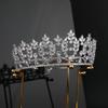 14K Gold Moissanite Glamorous Bridal Crown, High-End Wedding Tiara Hair Accessory for Women, Ideal Gift for Brides, Anniversaries, and Formal Parties (Style 1) view 3
