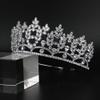 14K Gold Moissanite Glamorous Bridal Crown, High-End Wedding Tiara Hair Accessory for Women, Ideal Gift for Brides, Anniversaries, and Formal Parties (Style 1) view 4