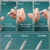 Upgraded Anti-Slip Piercing Ball Grabber Tool with Ergonomic Design for Changing Jewelry, Stainless Steel Jeweler Pick Up Tool 4 Claw Gem Piercing Changing Tool Body Piercing Kit for Ear Nose Lip view 4