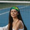 1 Pack Peacock Feathers-726 Elastic Soft Fabric Non-Slip Women's Fashion Headbands - Soft, Wide, and Stylish for All Occasions view 2