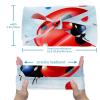 1 Pack Headbands for Women Non Slip Elastic Sports Hair Bands for Women, Soft Cloth Headband for Workout Yoga Fashion Hair Accessories,Red Art Seven Star Ladybug-290 view 3