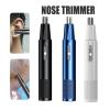 Electric Nose Hair Trimmer Mens Nose and Ear Remover Automatic Washable Hair Clipper USB Rechargeable Shaving(Black) view 2