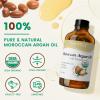 4 fl.oz Organic Castor Oil and Moroccan Argan Oil for Hair and Skin view 3