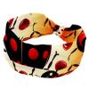 1 Pack Red Art Seven Star Ladybug-225 Elastic Soft Fabric Non-Slip Women's Fashion Headbands - Soft, Wide, and Stylish for All Occasions view 1