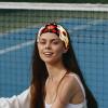 1 Pack Red Art Seven Star Ladybug-225 Elastic Soft Fabric Non-Slip Women's Fashion Headbands - Soft, Wide, and Stylish for All Occasions view 2