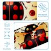 1 Pack Red Art Seven Star Ladybug-225 Elastic Soft Fabric Non-Slip Women's Fashion Headbands - Soft, Wide, and Stylish for All Occasions view 4