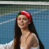 1 Pack Headbands for Women Non Slip Elastic Sports Hair Bands for Women, Soft Cloth Headband for Workout Yoga Fashion Hair Accessories,Red Art Seven Star Ladybug-329 view 2