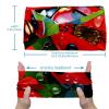 1 Pack Headbands for Women Non Slip Elastic Sports Hair Bands for Women, Soft Cloth Headband for Workout Yoga Fashion Hair Accessories,Red Art Seven Star Ladybug-329 view 3