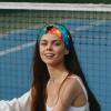 1 Pack Headbands for Women Non Slip Elastic Sports Hair Bands for Women, Soft Cloth Headband for Workout Yoga Fashion Hair Accessories,Red Seven Star Ladybug-227 view 2