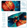 1 Pack Headbands for Women Non Slip Elastic Sports Hair Bands for Women, Soft Cloth Headband for Workout Yoga Fashion Hair Accessories,Red Seven Star Ladybug-227 view 4