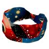 1 Pack Headbands for Women Non Slip Elastic Sports Hair Bands for Women, Soft Cloth Headband for Workout Yoga Fashion Hair Accessories,Red Art Seven Star Ladybug-362 view 1