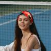 1 Pack Headbands for Women Non Slip Elastic Sports Hair Bands for Women, Soft Cloth Headband for Workout Yoga Fashion Hair Accessories,Red Art Seven Star Ladybug-362 view 2