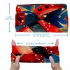 1 Pack Headbands for Women Non Slip Elastic Sports Hair Bands for Women, Soft Cloth Headband for Workout Yoga Fashion Hair Accessories,Red Art Seven Star Ladybug-362 view 3
