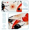 1 Pack Wide Headbands For Women Elastic Headband Red Art Seven Star Ladybug-292 Head Bands Women's Hair Band Turban Workout Soft Sweat Hairband Accessories view 4