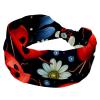 1 Pack Wide Headbands For Women Elastic Headband Red Art Seven Star Ladybug-277 Head Bands Women's Hair Band Turban Workout Soft Sweat Hairband Accessories view 1