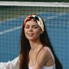 1 Pack Headbands for Women Non Slip Elastic Sports Hair Bands for Women, Soft Cloth Headband for Workout Yoga Fashion Hair Accessories,Red Art Seven Star Ladybug-296 view 2