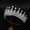 14K Gold Moissanite Glamorous Bridal Crown, High-End Wedding Tiara Hair Accessory for Women, Ideal Gift for Brides, Anniversaries, and Formal Parties (Style 2) view 2