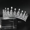 14K Gold Moissanite Glamorous Bridal Crown, High-End Wedding Tiara Hair Accessory for Women, Ideal Gift for Brides, Anniversaries, and Formal Parties (Style 2) view 3