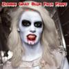 Paminify Halloween Zombie Makeup Kit,1.01oz Zombie Grey Blue Face Body Paint and 30ml Washable Dripping Fake Blood with sponge,Light Gray Face Painting SFX Cream Makeup with Stage Blood for Vampires view 2